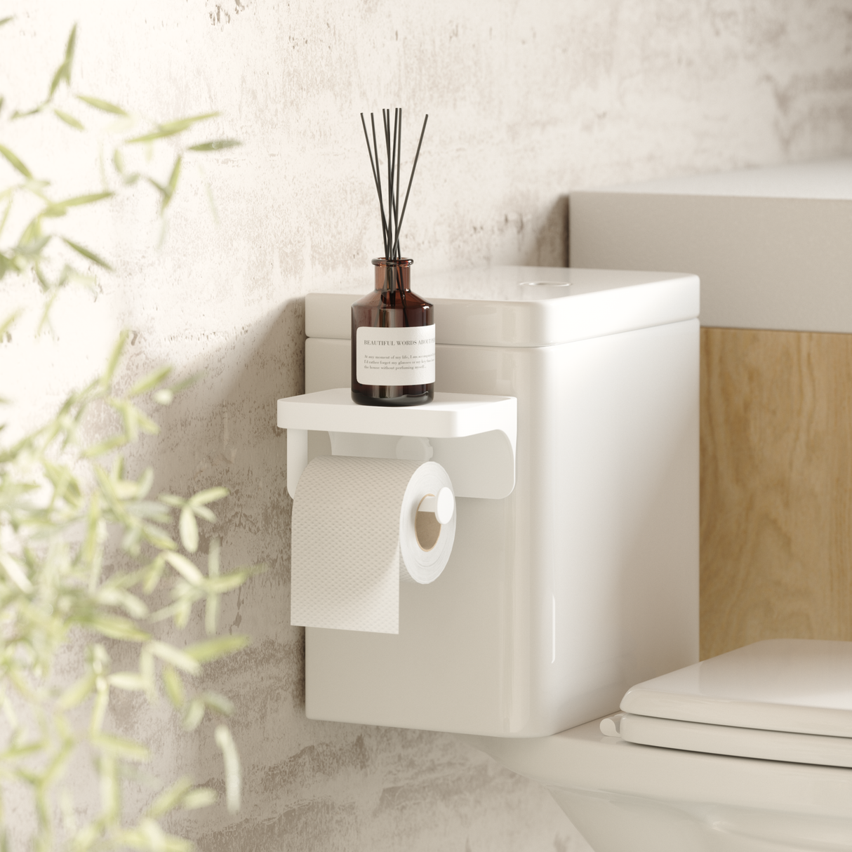 Toilet Paper Stands | color: White | Hover