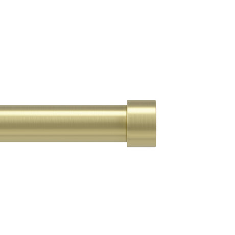 Single Curtain Rods | color: Gold | size: 120-180" (305-457 cm) | diameter: 1" (2.5 cm)