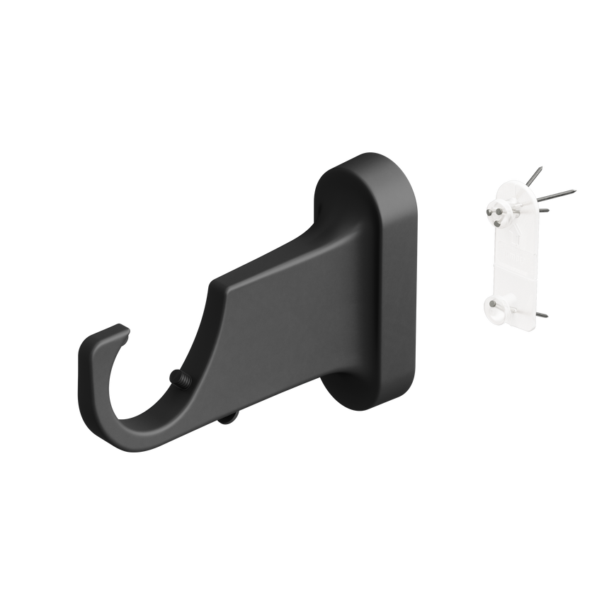 | color: Matte-Black | size: 42-120" (107-305 cm) | diameter: 1" (2.5 cm)