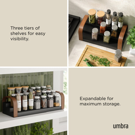 Kitchen Organization | color: Black-Walnut