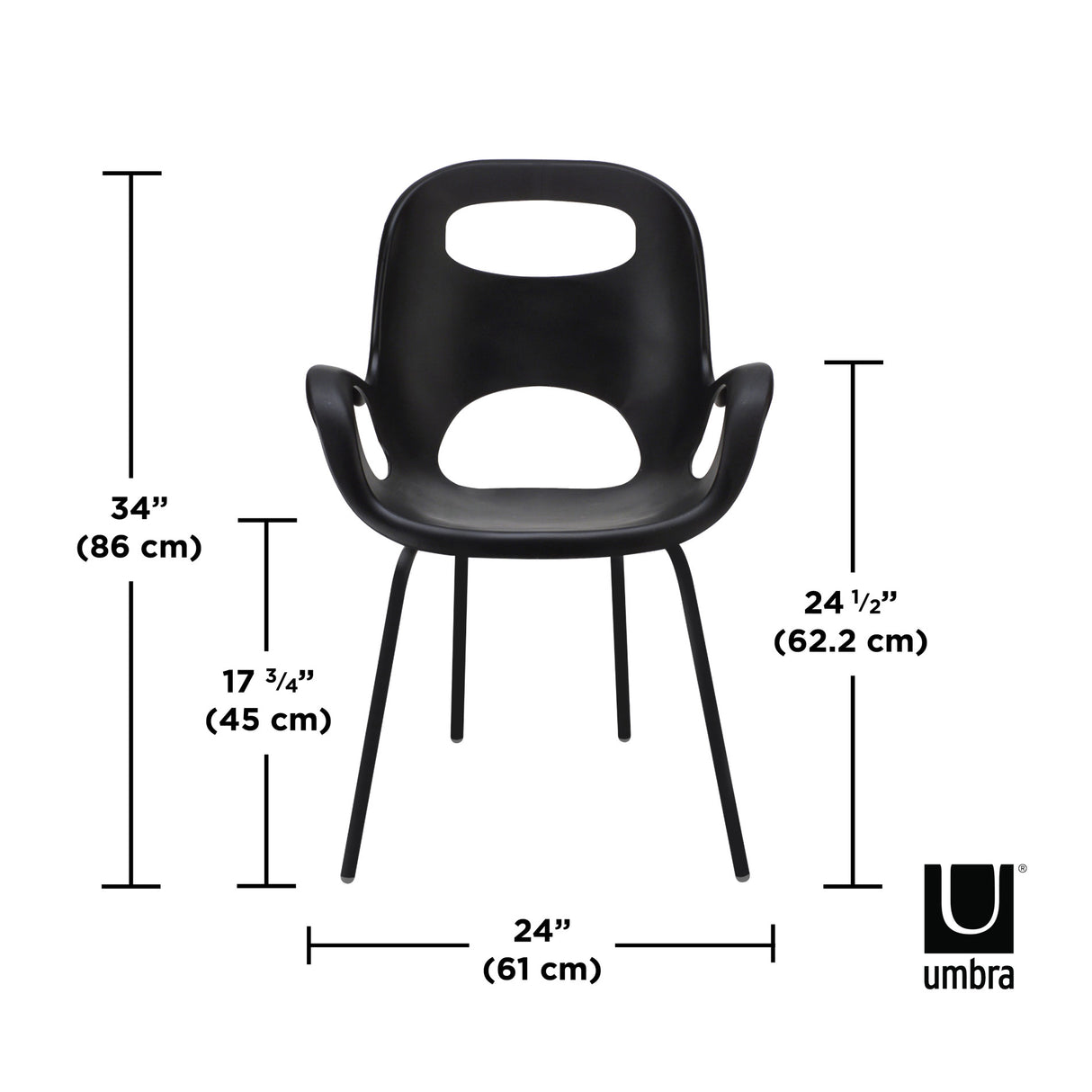 Chairs & Stools | color: Matte-Black