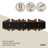 Wall Hooks | color: Aged-Walnut