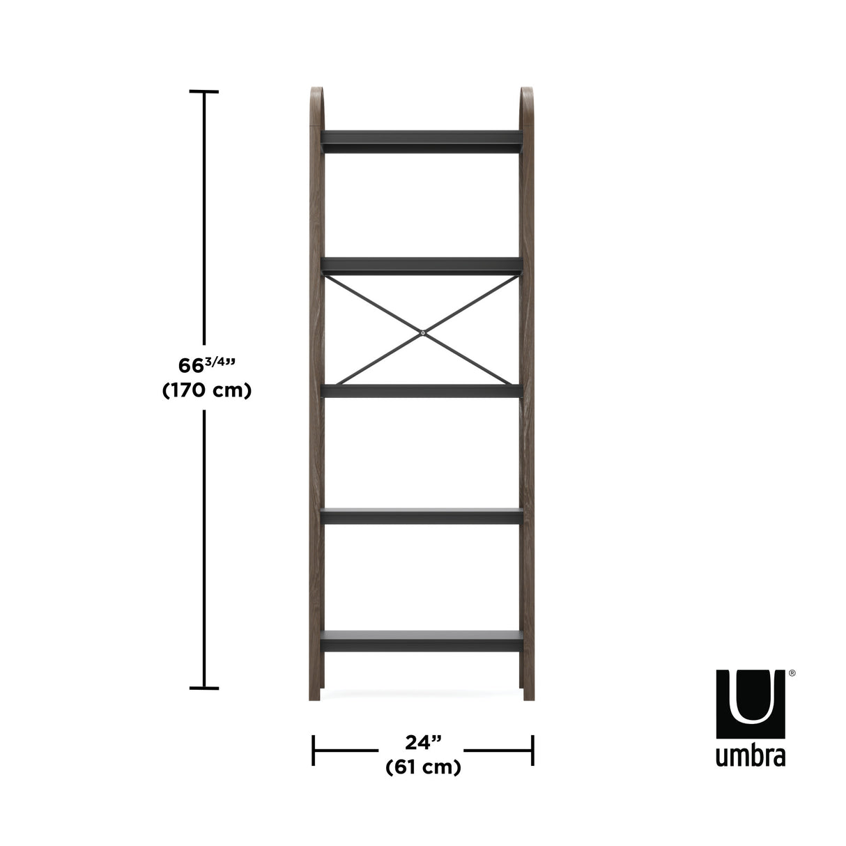 Shelves & Magazine Racks | color: Black-Walnut