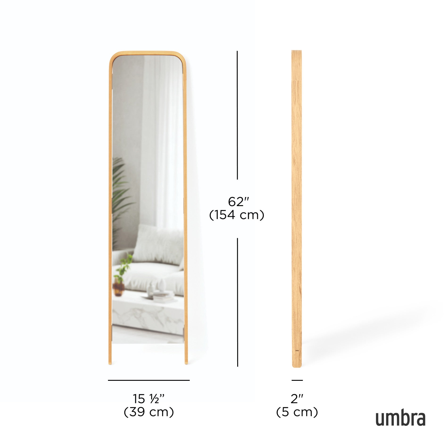 Bellwood Leaning Mirror – Umbra Europe