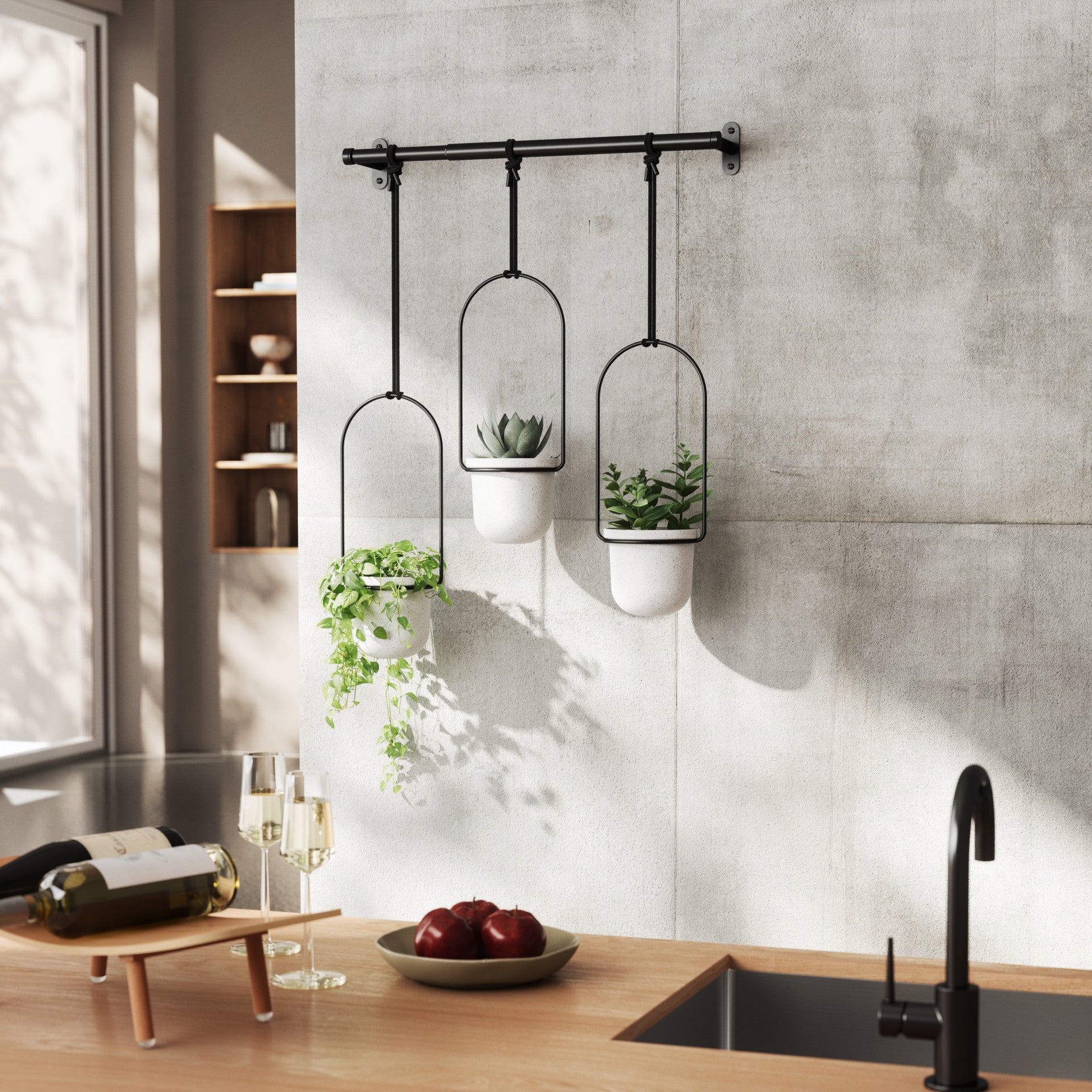 Triflora Hanging Planters, Set of 3 – Umbra Europe