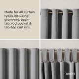| color: Matte-Black | size: 36-66" (91-168 cm) | diameter: 1" (2.5 cm)