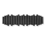 Wall Hooks | color: Black | size: 8-Hook