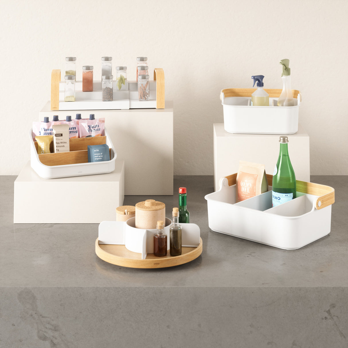 Kitchen Organization | color: White-Natural | size: Medium