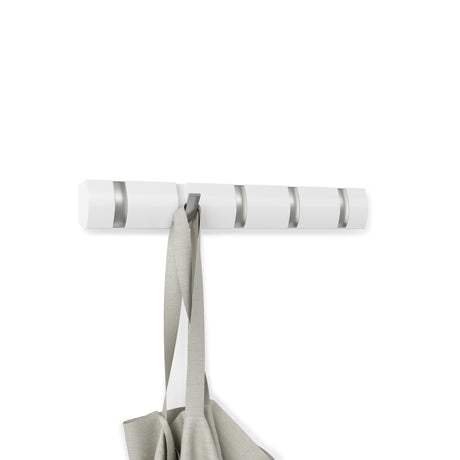 Wall Hooks | color: White-Nickel