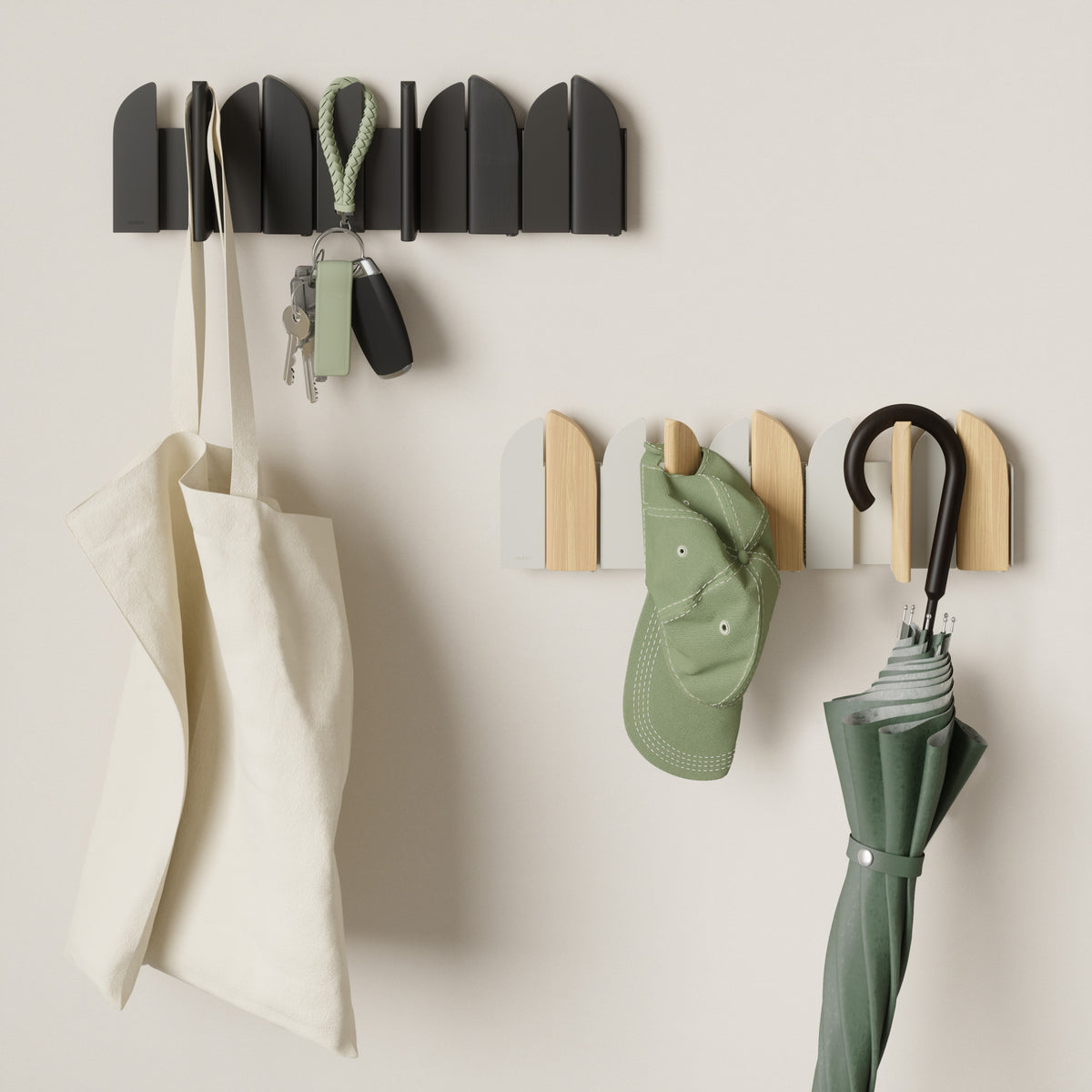 Wall Hooks | color: Black | Hover