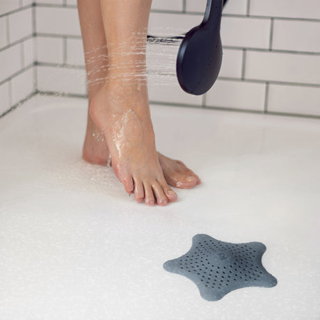 Drain Stop & Hair Catcher | color: Slate Blue