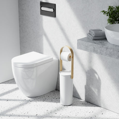 Beliani - MANDI - Toiletpapierhouder - Wit - IJzer kopen? Shop bij Beliani - MANDI - Toiletpapierhouder - Wit - IJzer kopen? Shop bij