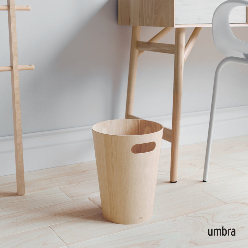 Bathroom Trash Cans | color: Natural