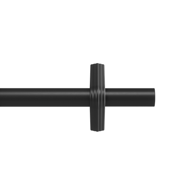 | color: Matte Black | size: 42-120" (107-305 cm) | diameter: 1" (2.5 cm)