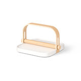 Napkin Holders | color: White/Natural