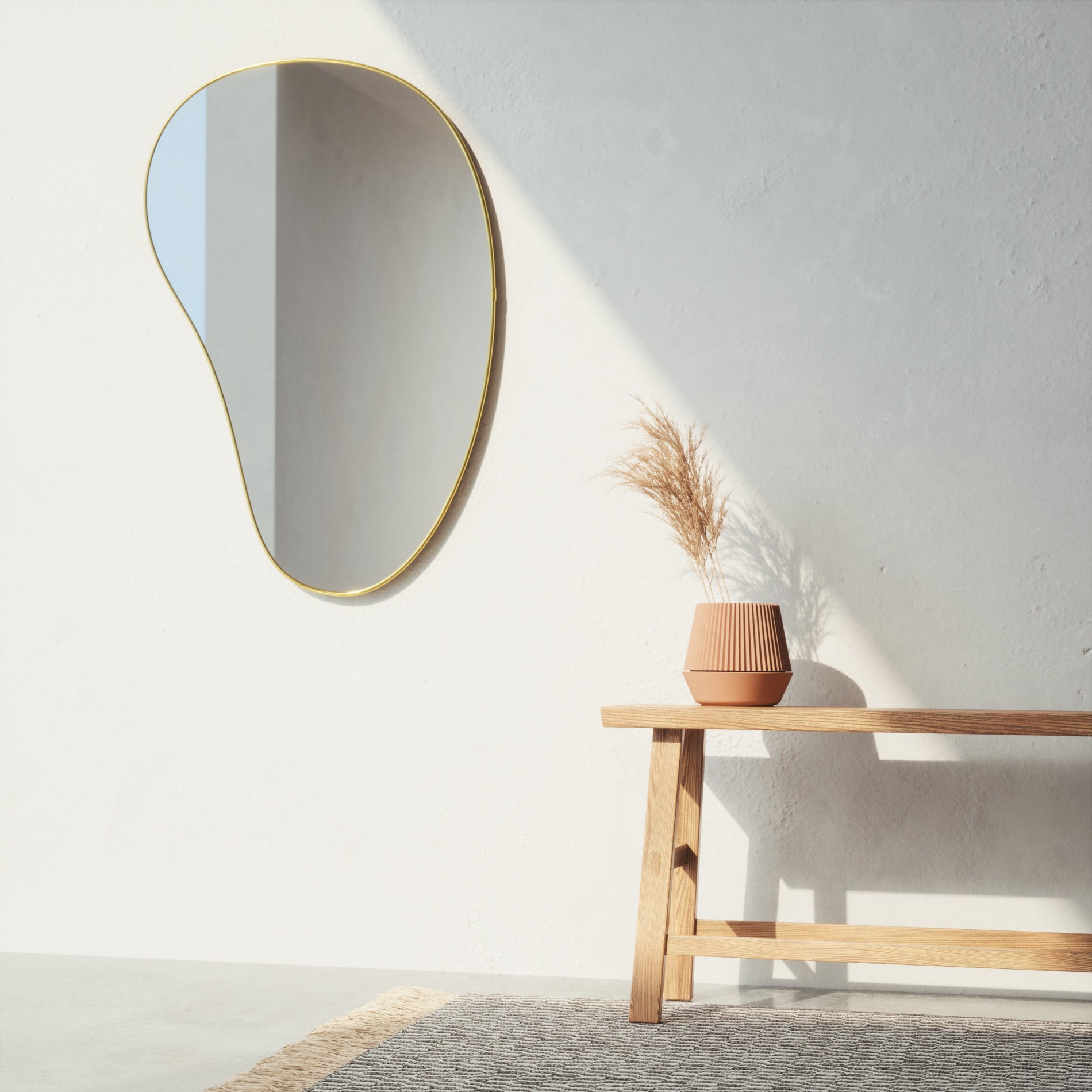 Hubba Pebble Wall Mirror – Umbra Europe