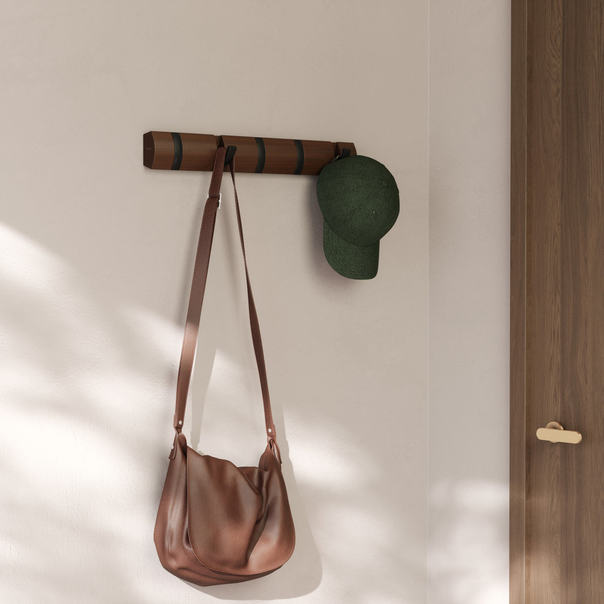Wall Hooks | color: Black-Walnut | Hover