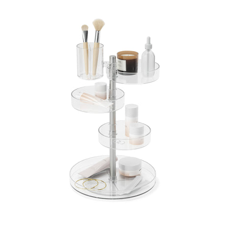 Cosmetic Organizers | color: Clear-Nickel