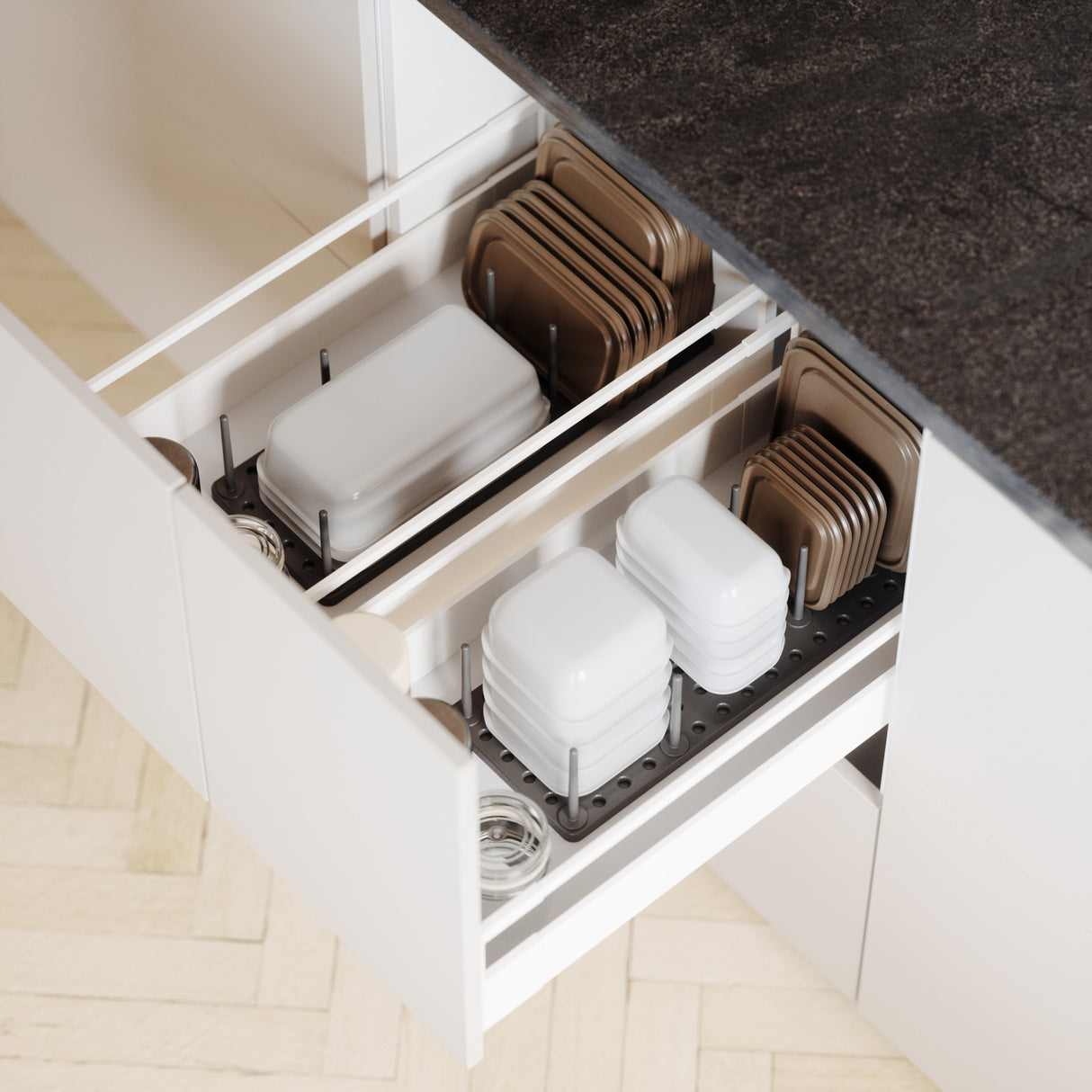 Kitchen Organization | color: Charcoal | https://vimeo.com/675646910