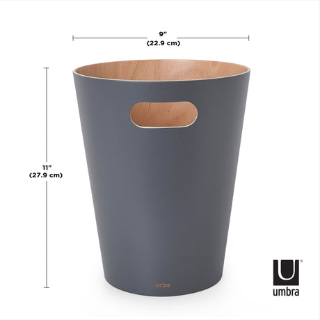 Bathroom Trash Cans | color: Natural-Charcoal