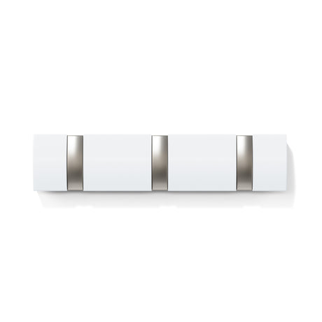 Wall Hooks | color: White-Nickel