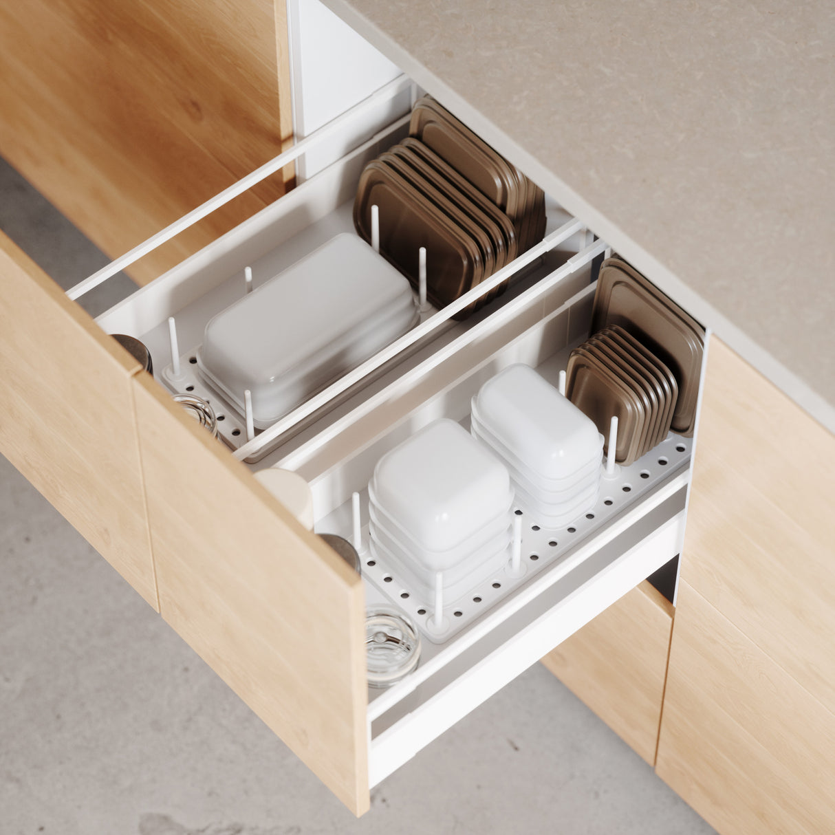 Organiseur de tiroir de cuisine Peggy par Umbra (29,00 €) - Absolument  Design