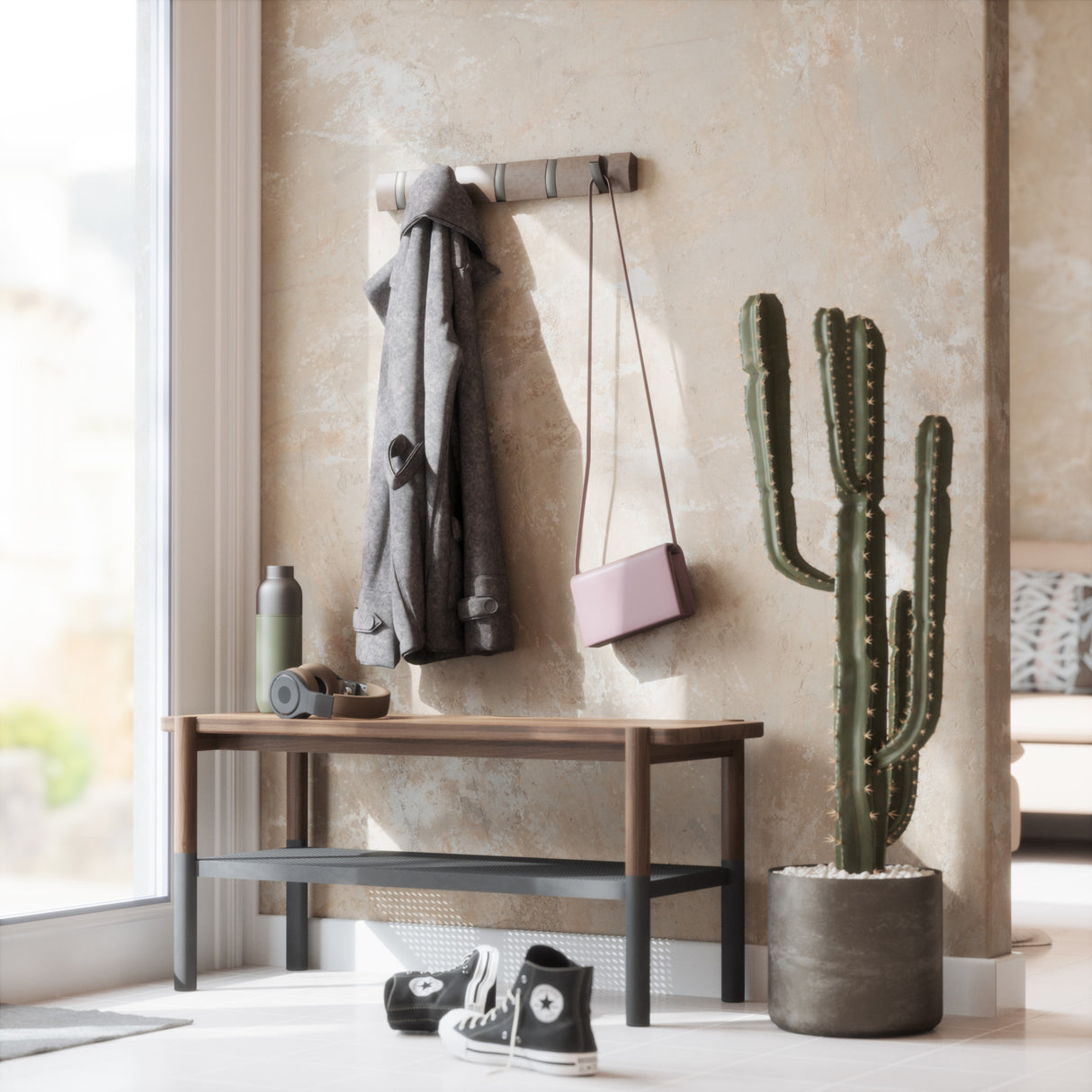 Wall Hooks | color: Grey-Pewter | Hover