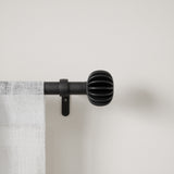 Single Curtain Rods | color: Eco-Friendly Matte-Black | size: 42-120" (107-305 cm) | diameter: 1" (2.5 cm) | Hover