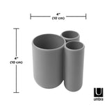 Tumblers & Toothbrush Holders | color: Grey