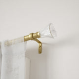 Single Curtain Rods | color: Eco-Friendly Gold | size: 42-120" (107-305 cm) | diameter: 1" (2.5cm) | https://vimeo.com/684803015