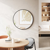 Wall Mirrors | color: Black | size: 37" (94 cm)